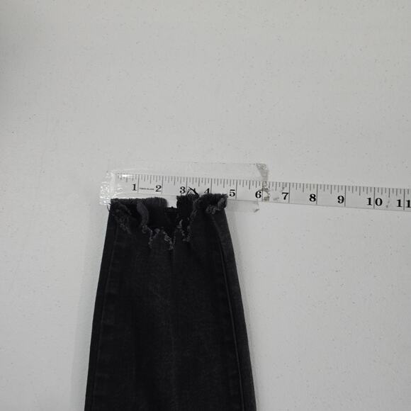 Kancan Gris High Rise Super Skinny Jeans button fly black size XL womens 6938 - Picture 6 of 10